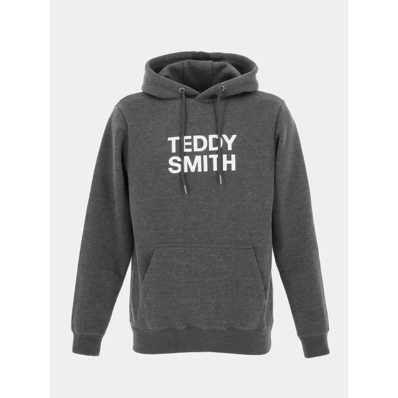 Achetez Sweat à capuche siclass gris anthracite homme - Teddy Smith en ligne | wimod