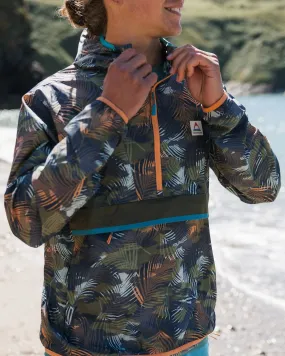 Anorak coupe-vent recyclé Gusto - Palm Camo Abricot