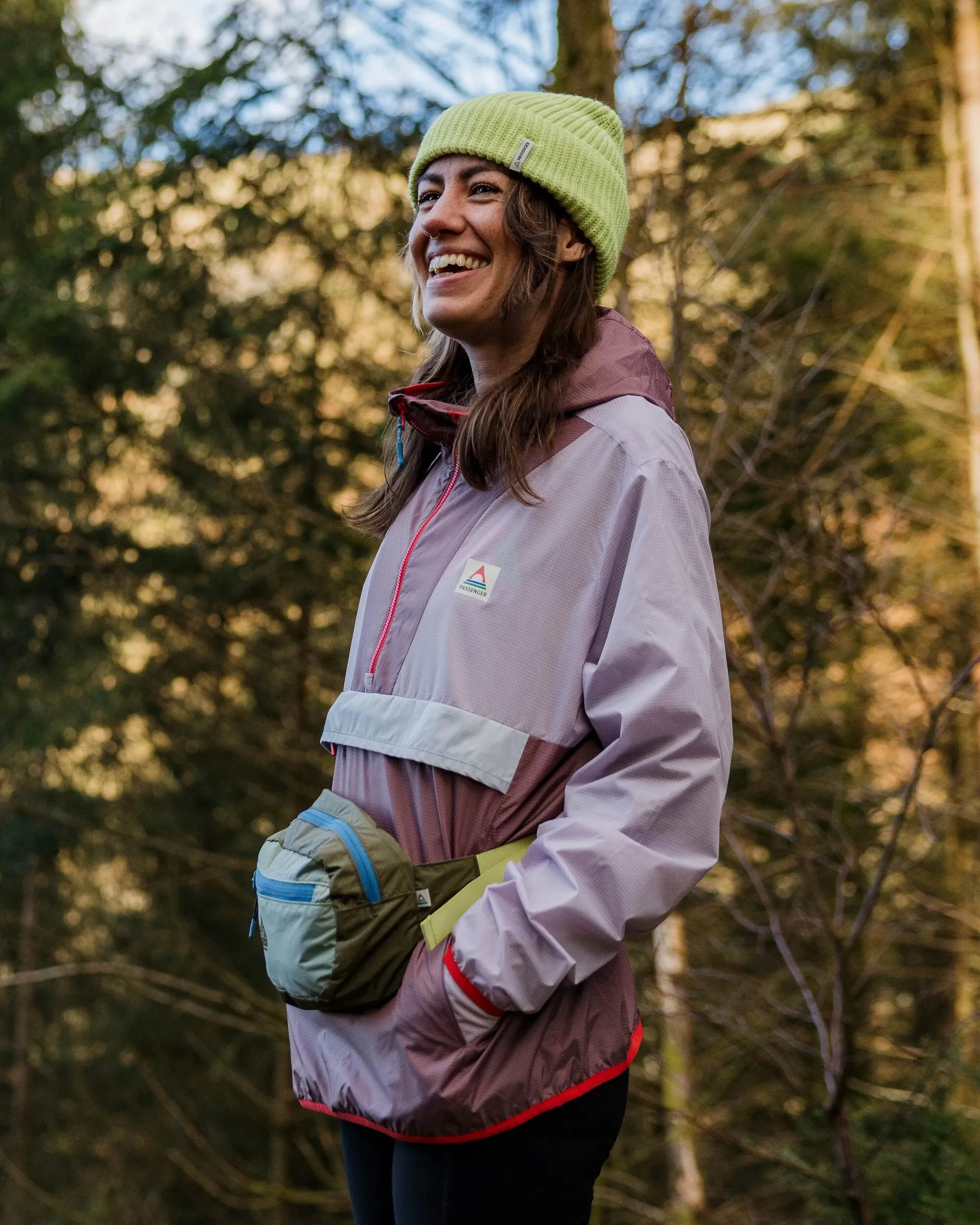 Anorak coupe-vent recyclé Viento - Lilac Mist/Grape