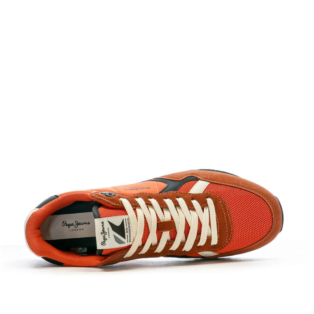 Baskets Orange Homme Pepe jeans Brit Heritage