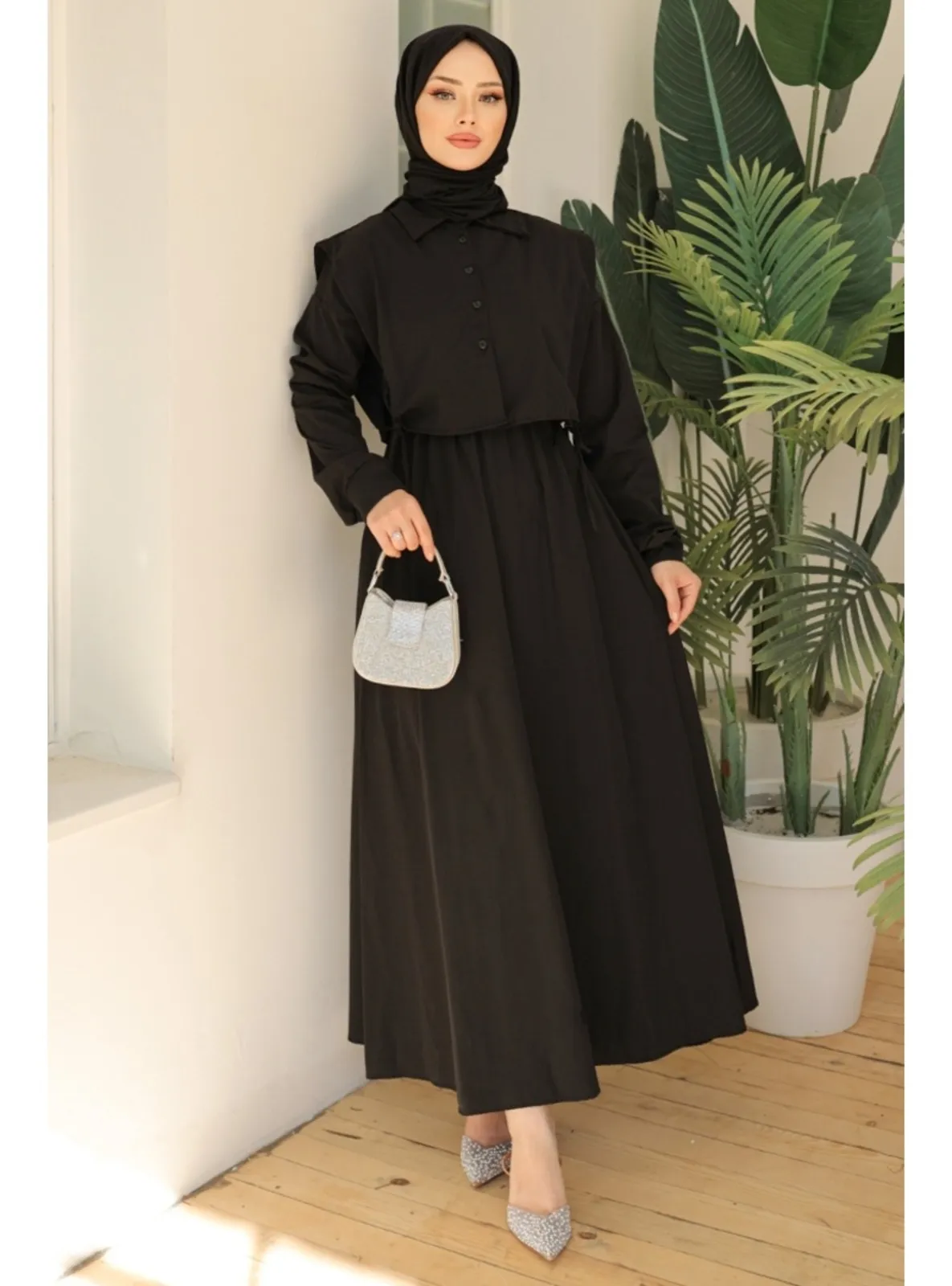 Black - Modest Dress