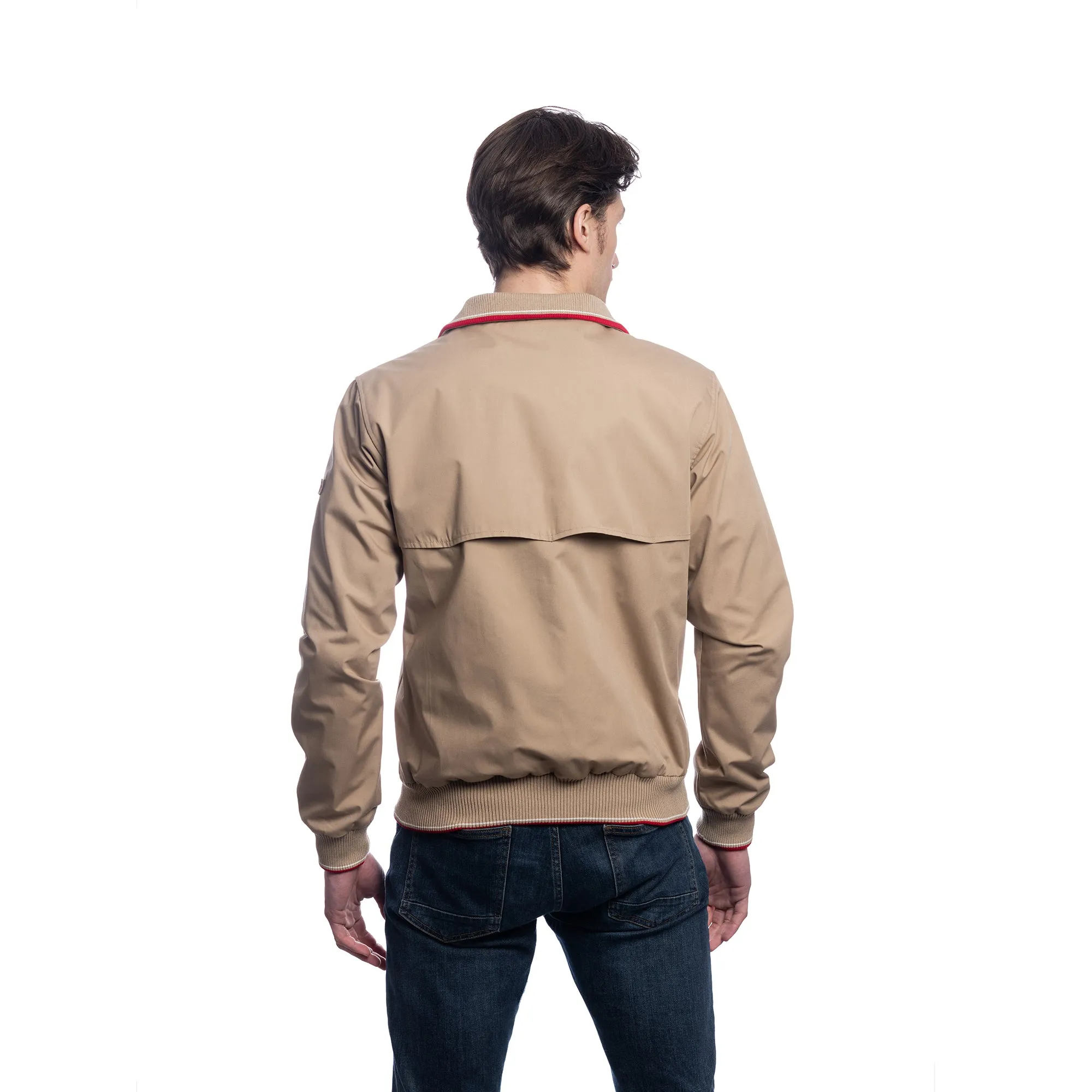 Blouson Harrington déperlant beige