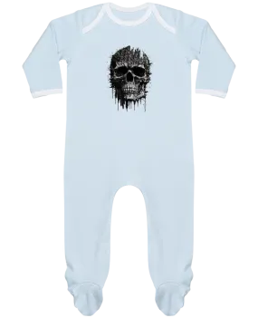 Body Pyjama Bébé tête de mort par CEML