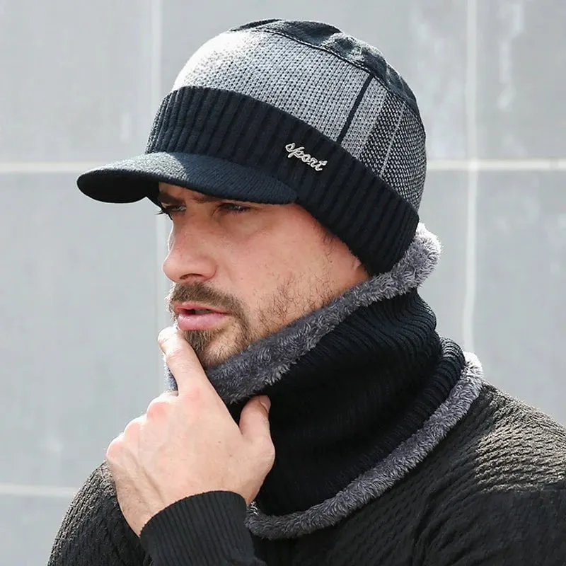 Bonnet casquette et cache-cou