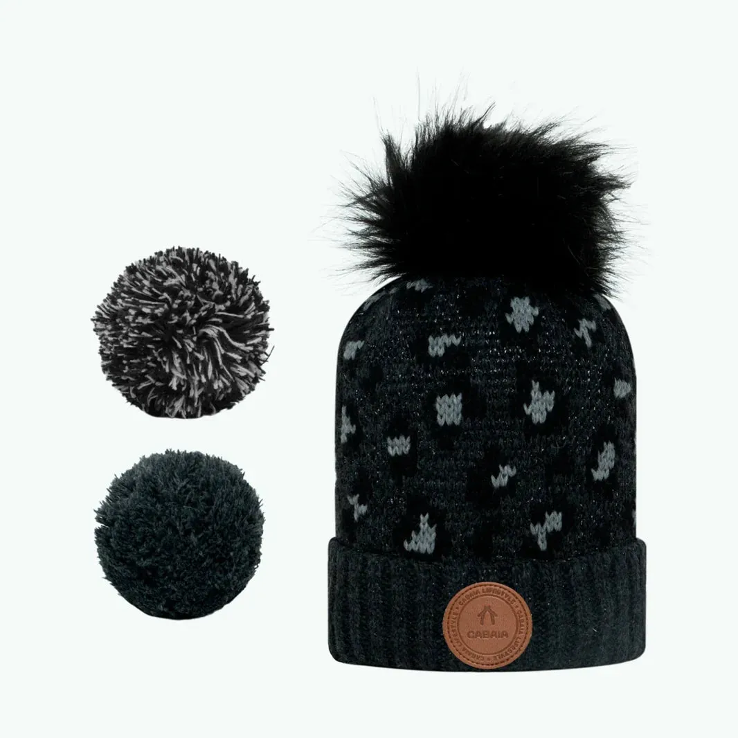 Bonnet Hanky Panky + 3 Pompons  - Cabaa