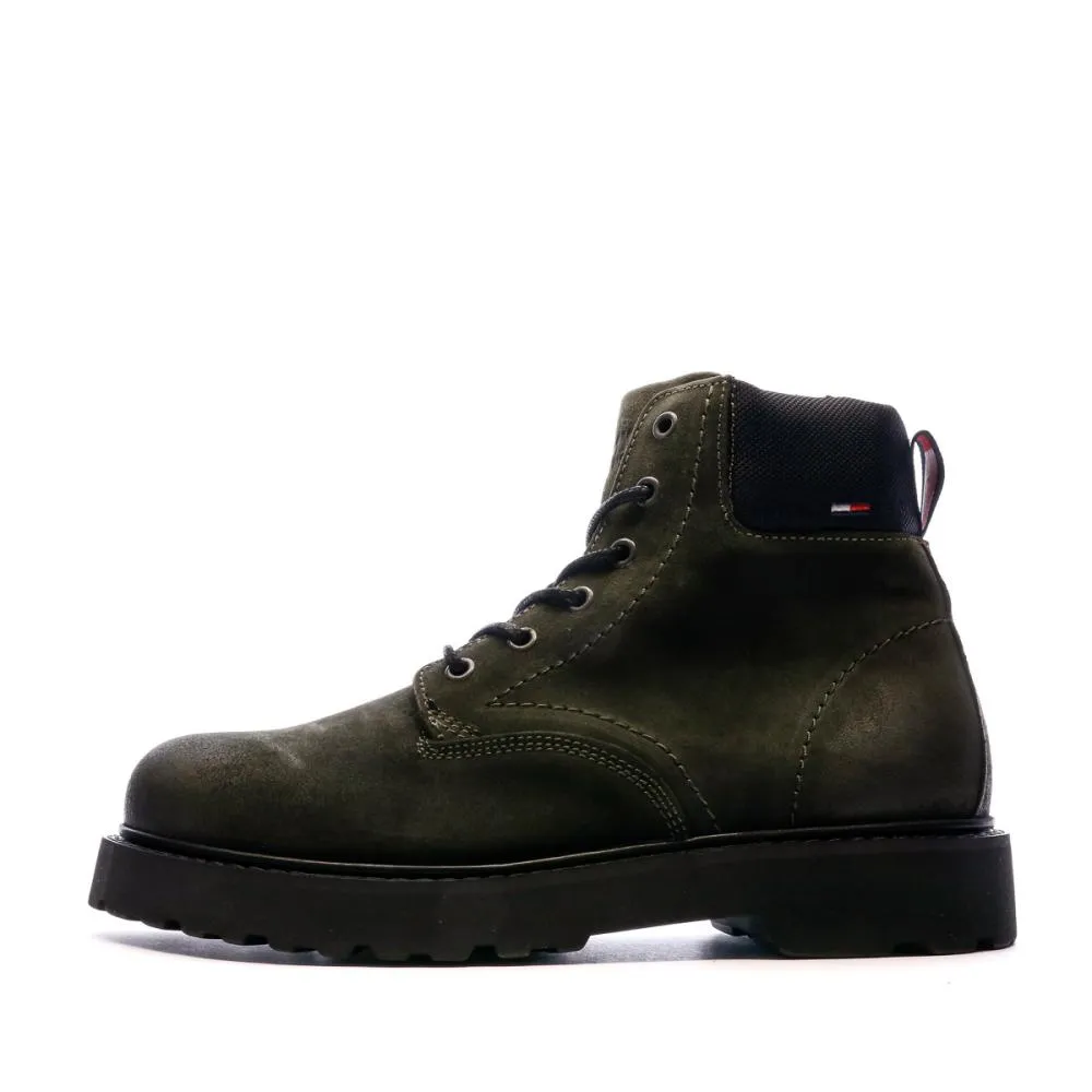 Boots Kakis Homme Tommy Jeans Short Lace Up