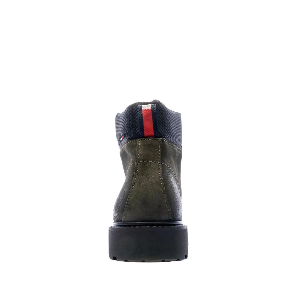 Boots Kakis Homme Tommy Jeans Short Lace Up