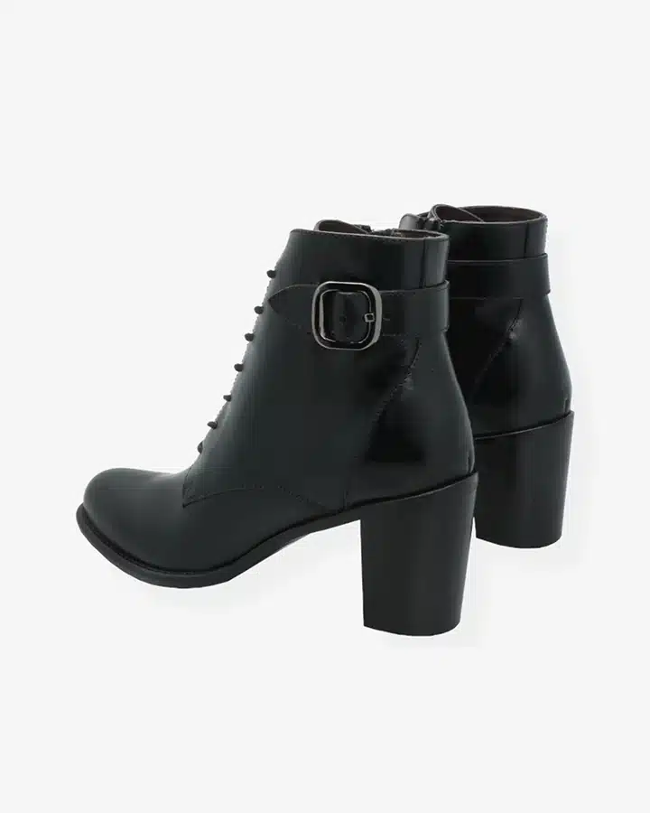 Bottines Noires Lacets Femme | Flore | Adige Chaussures