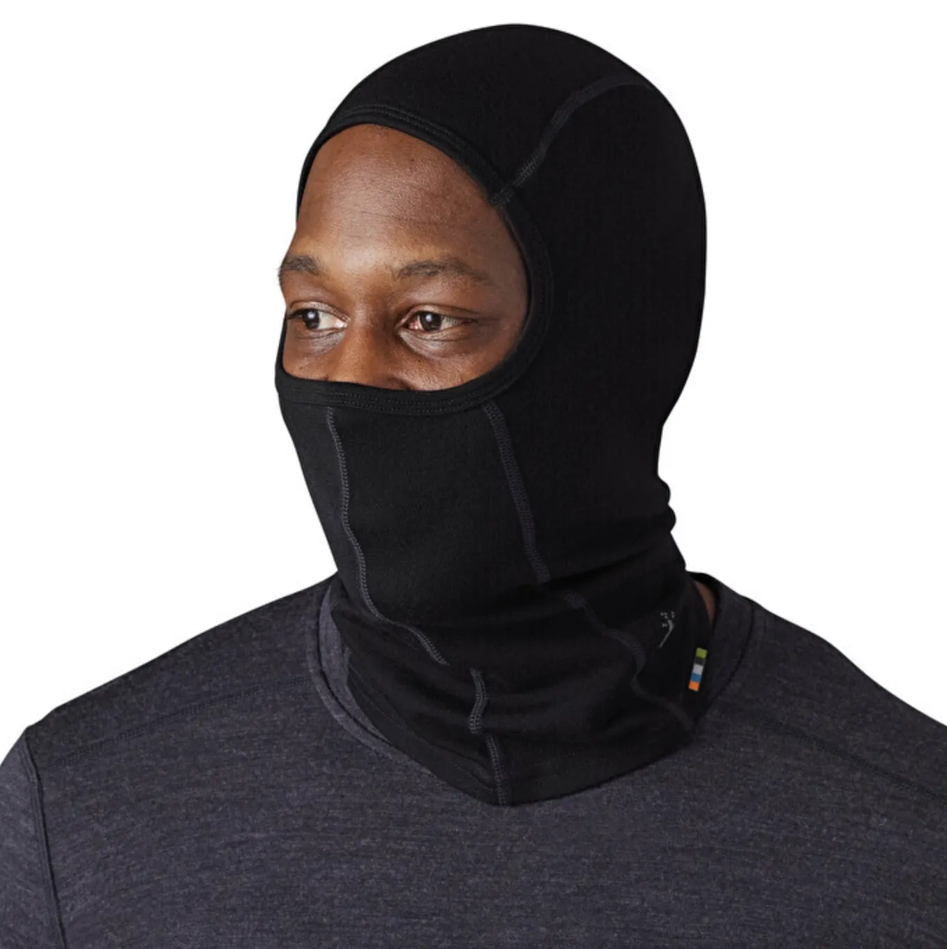 Cagoule Mérinos Thermique Noir