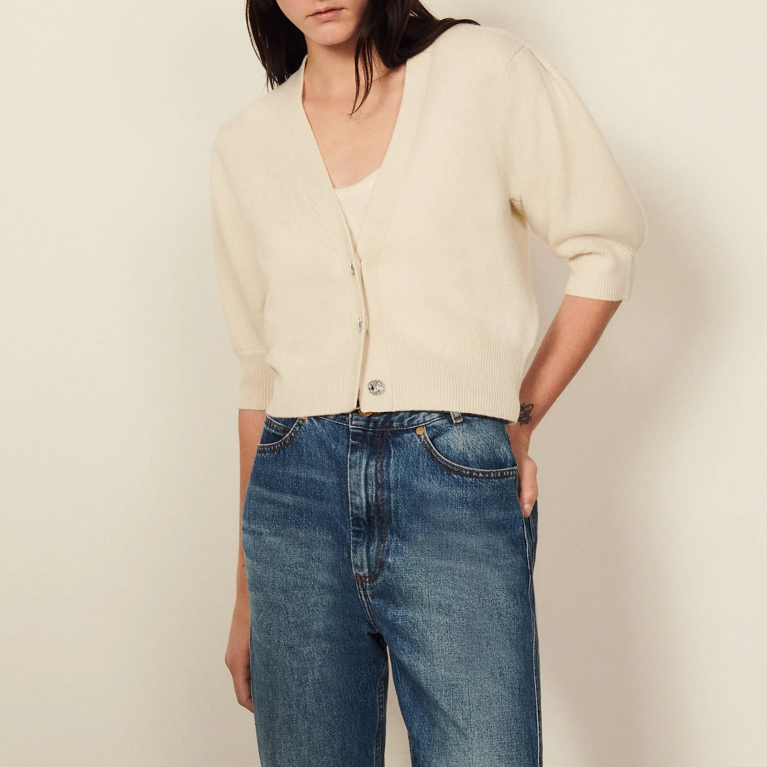 Cardigan en laine