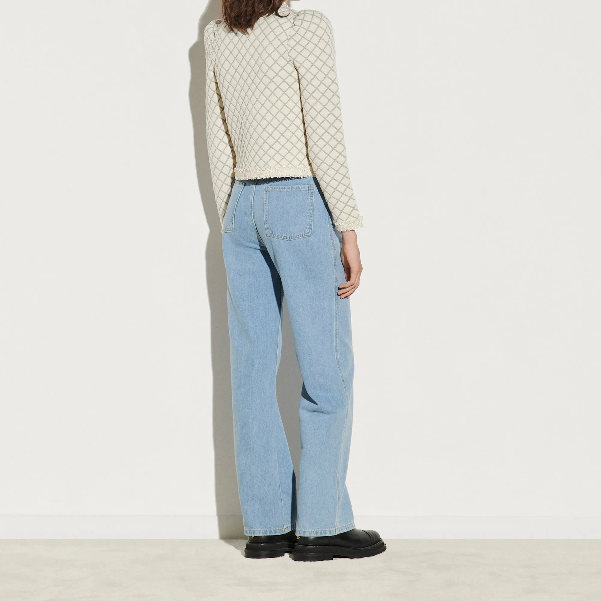 Cardigan à effet matelassé