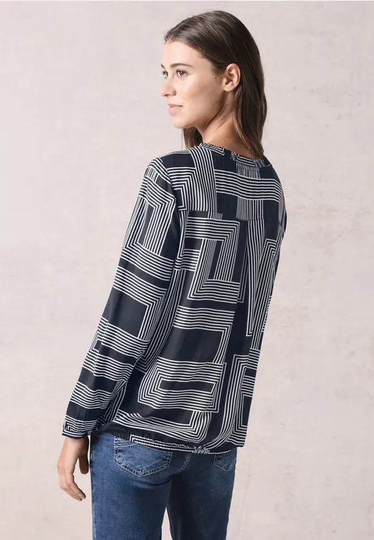 CECIL Blouse avec détail smocké 