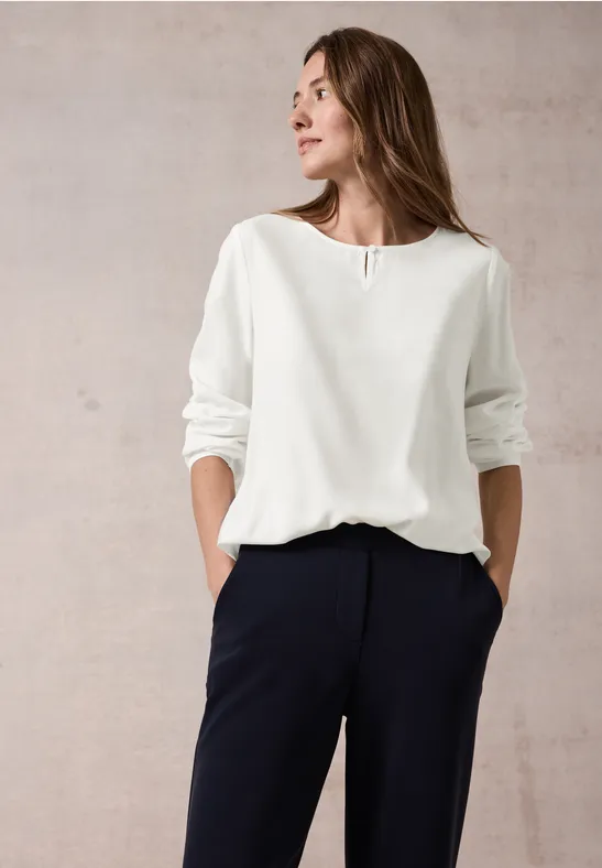 CECIL Blouse en couleur unie 