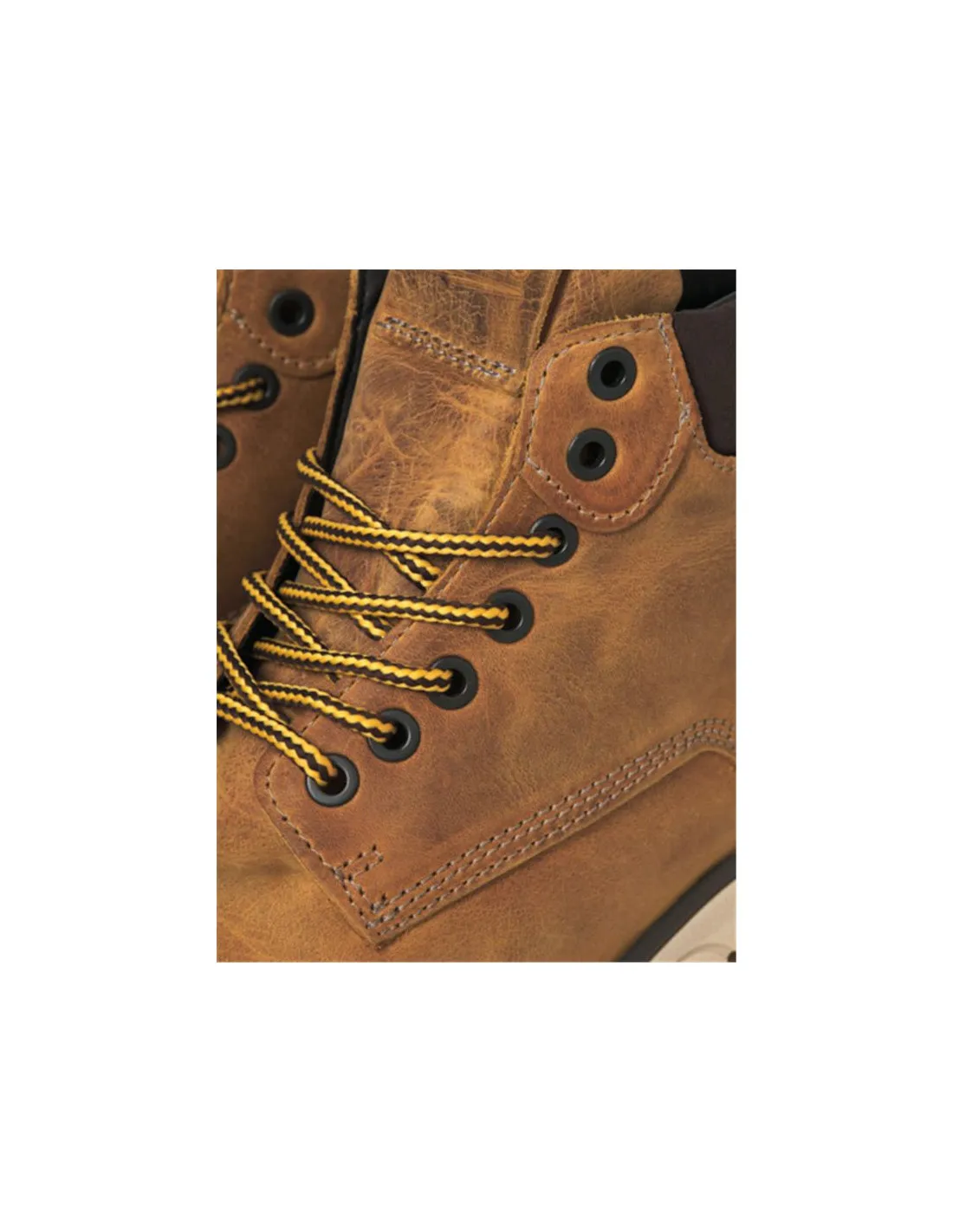 Chaussures Jack and Jones Jfwtubar Leather Honey Sn Honey Homme