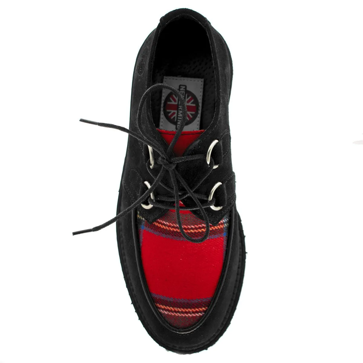 Chaussures Mixtes NEVERMIND - Creepers New Tartan - Rock A Gogo