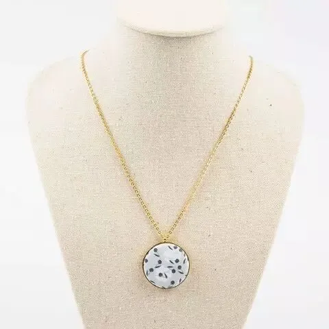 Collier chaînette doré support 25mm Yaya Factory