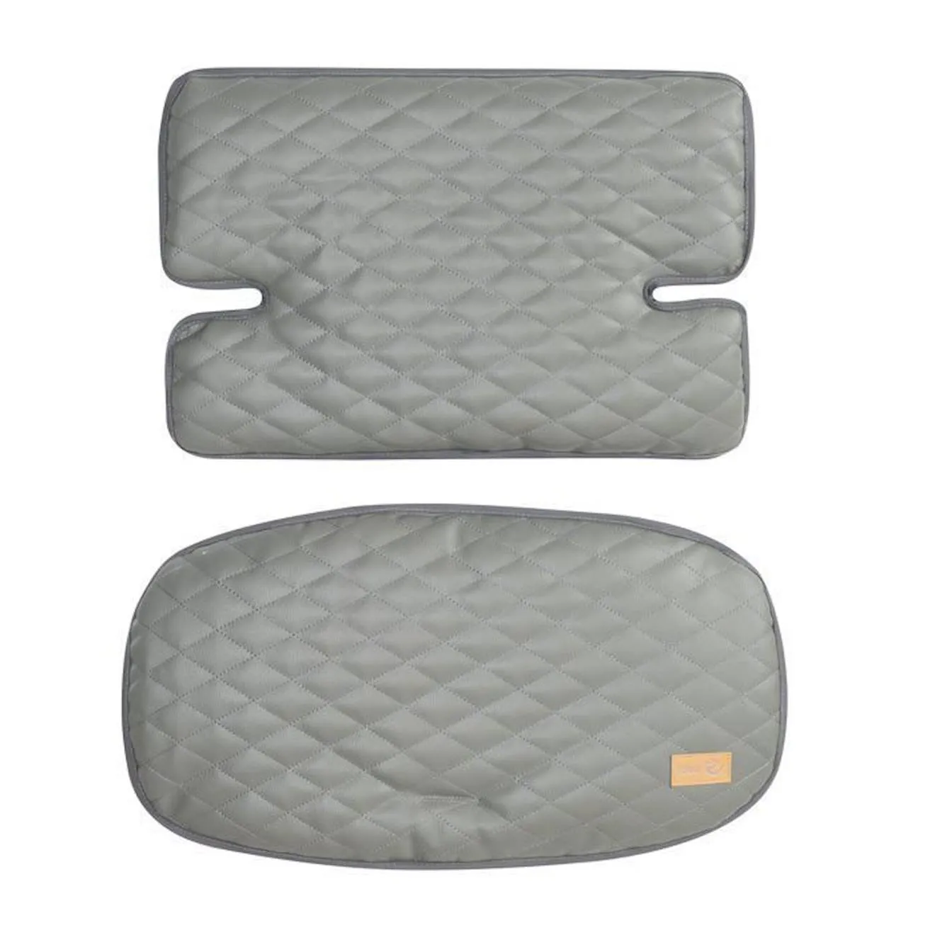Coussin de Chaise Haute ROBA - Design Stone Matelassé - Pour Toutes les Chaises Sit Up - Gris Foncé gris - Roba