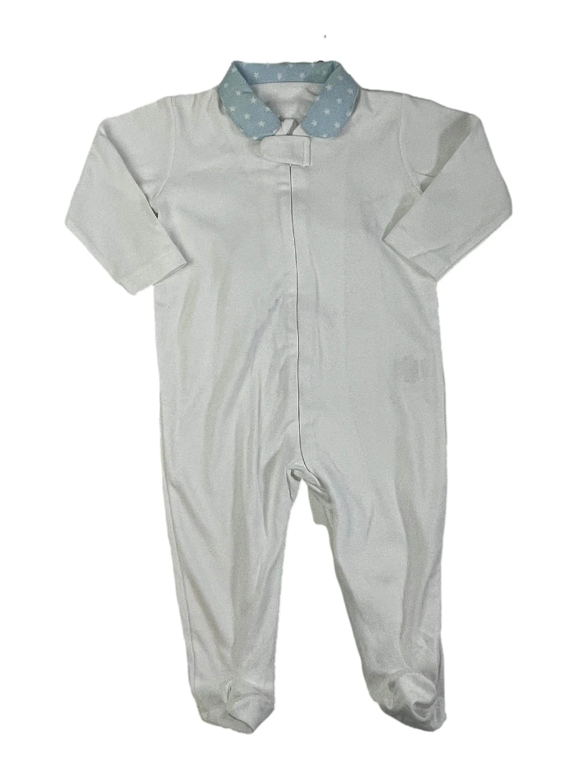 DOT NEUF 12/18 mois pyjama blanc avec col