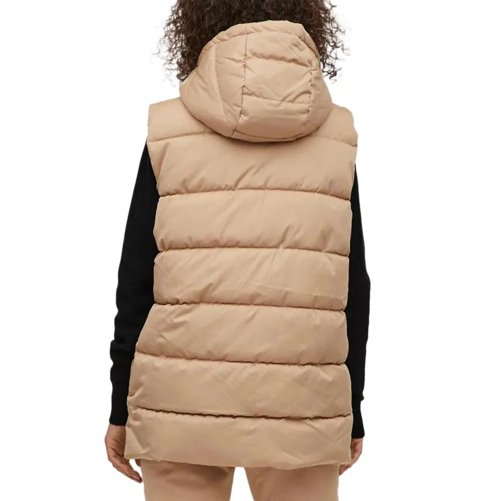 Doudoune sans manches Beige Femme Vila Vitrish