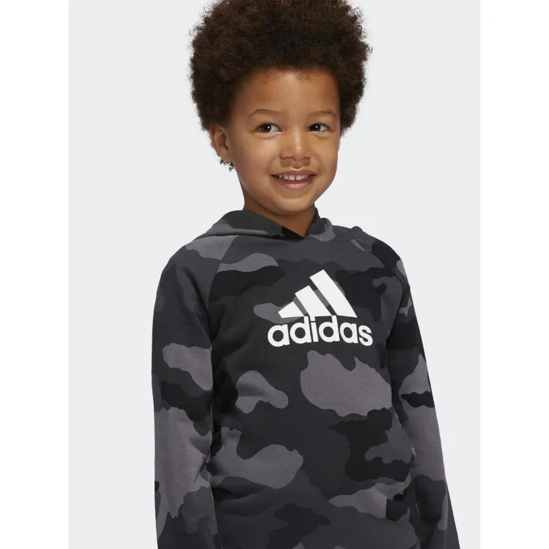 Ensemble sweat et jogging camo gris enfant - Adidas | wimod