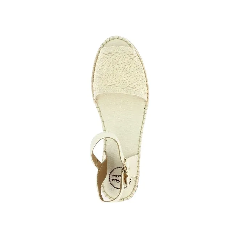 Espadrille macramé crochet ZINA