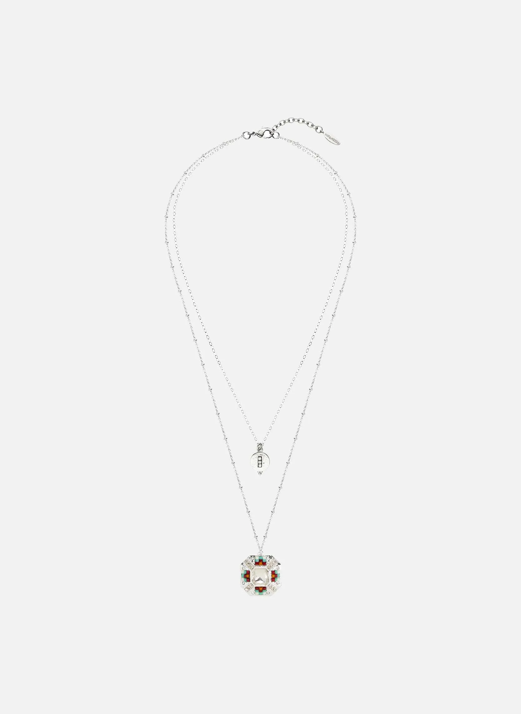 HIPANEMA  Collier placage argent pendentifs peoria - Argent