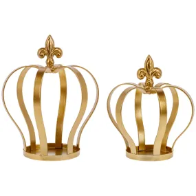 Lot de 2 couronnes décoratives  Makeda 