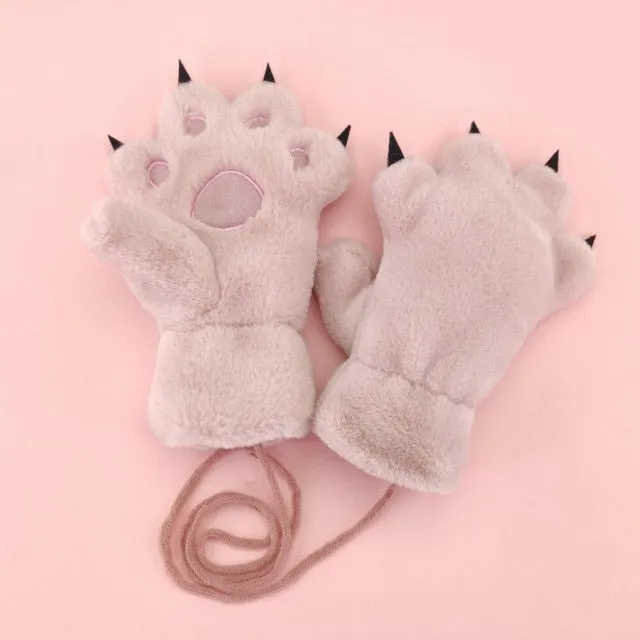Mitaines chaudes pattes d'Ours