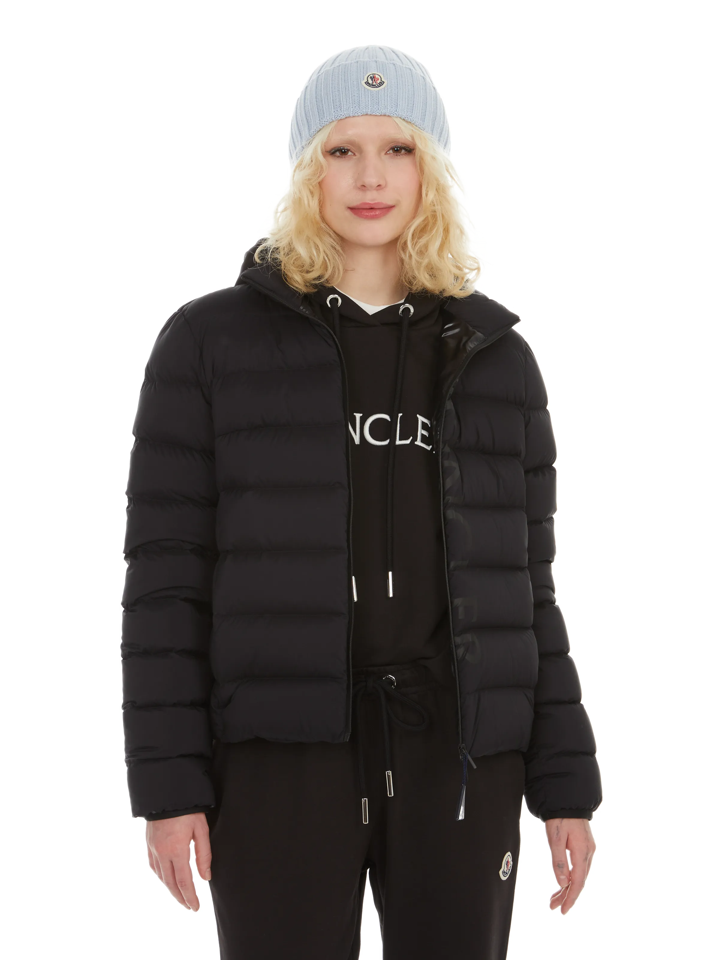 MONCLER  Doudoune effet mat - Noir