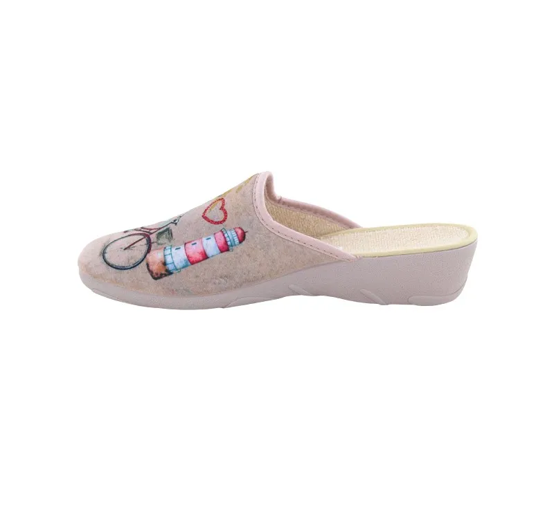Mules  La Maison de l'Espadrille VELO 2034-4 Beige