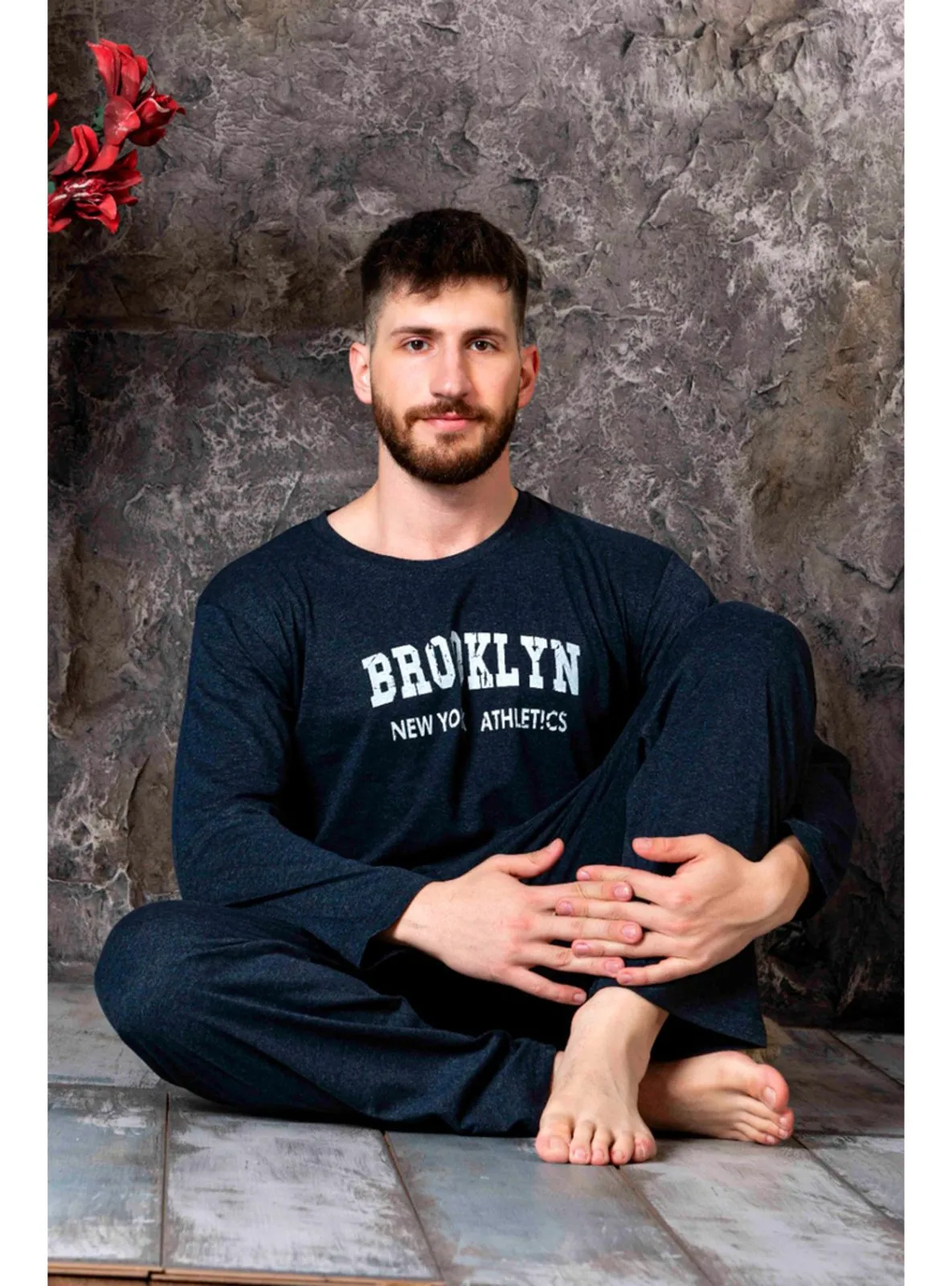 Navy Blue - Men`s Pyjama Sets
