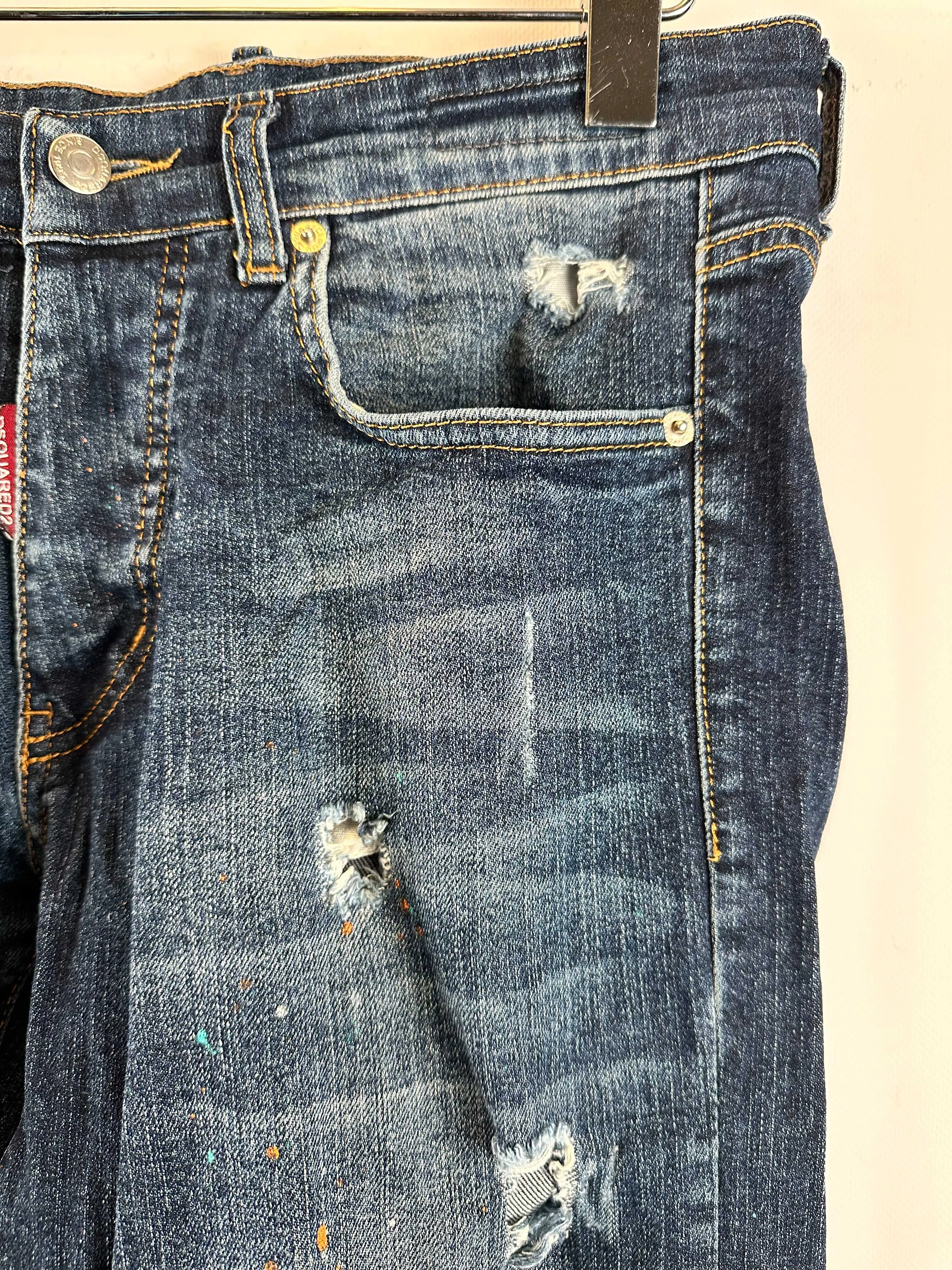 Pantalon bleu - Dsquared2 - 44
