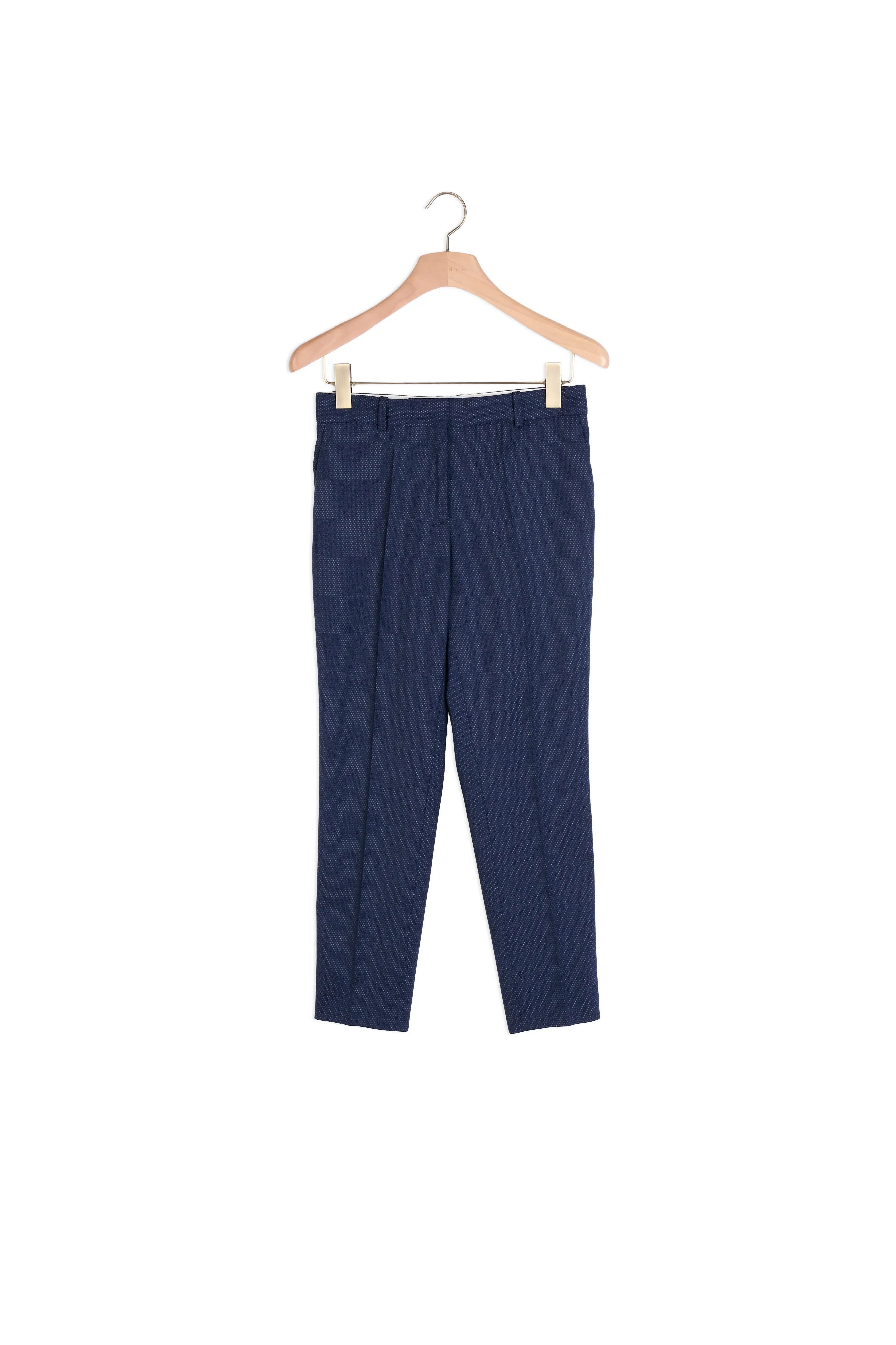 Pantalon de tailleur à liseré
