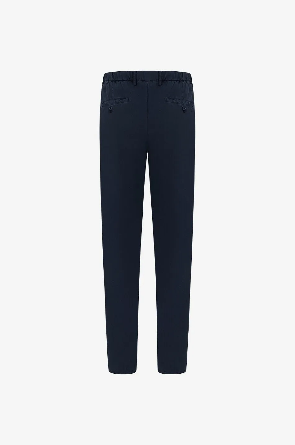 Pantalon slimé en lyocell et coton Evo