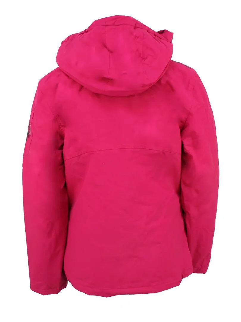 Parka de ski fille FADIKA - PEAK MOUNTAIN - Rose framboise