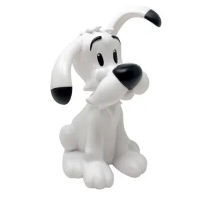 Plastoy - Tirelire Asterix Idefix assis blanc - Plastoy