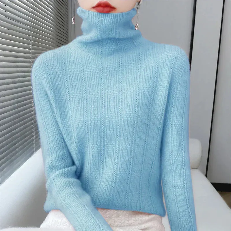 Pull à manches courtes et col en V pour femmes