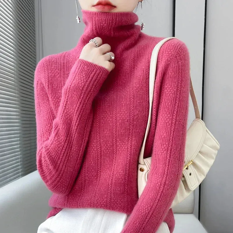Pull à manches courtes et col en V pour femmes