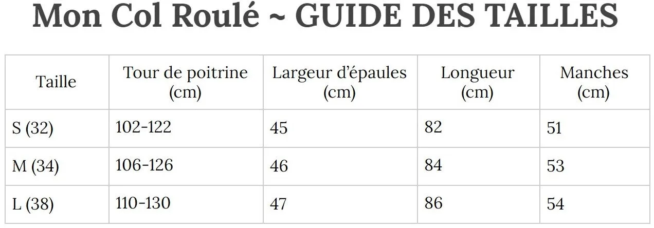Robe-Pull Col Roulé Blanc