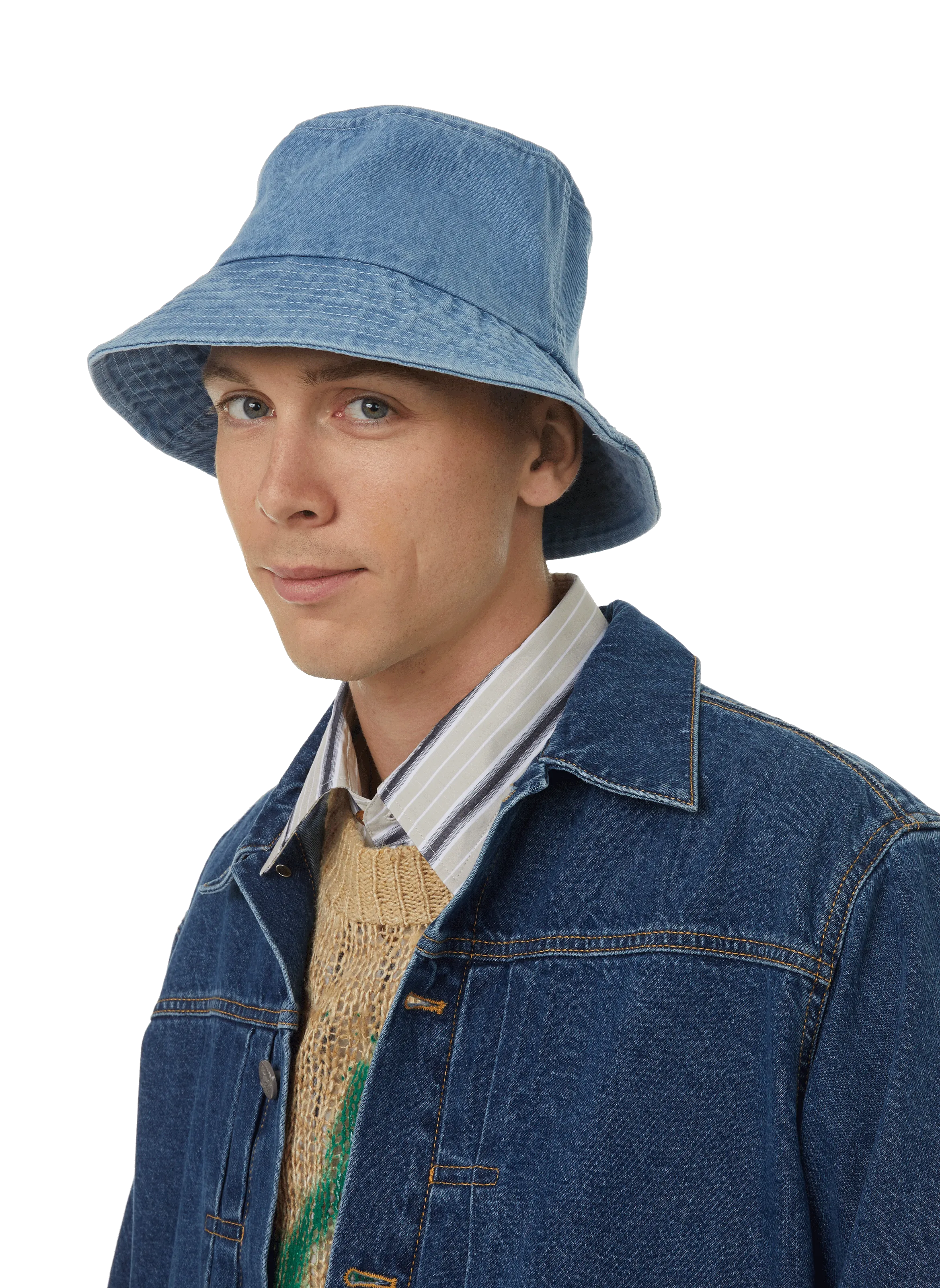 SAISON 1865  Bob en jean - Vert