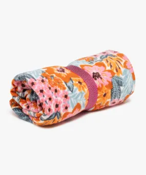serviette de plage en velours eponge avec elastique femme rose standard autres accessoires