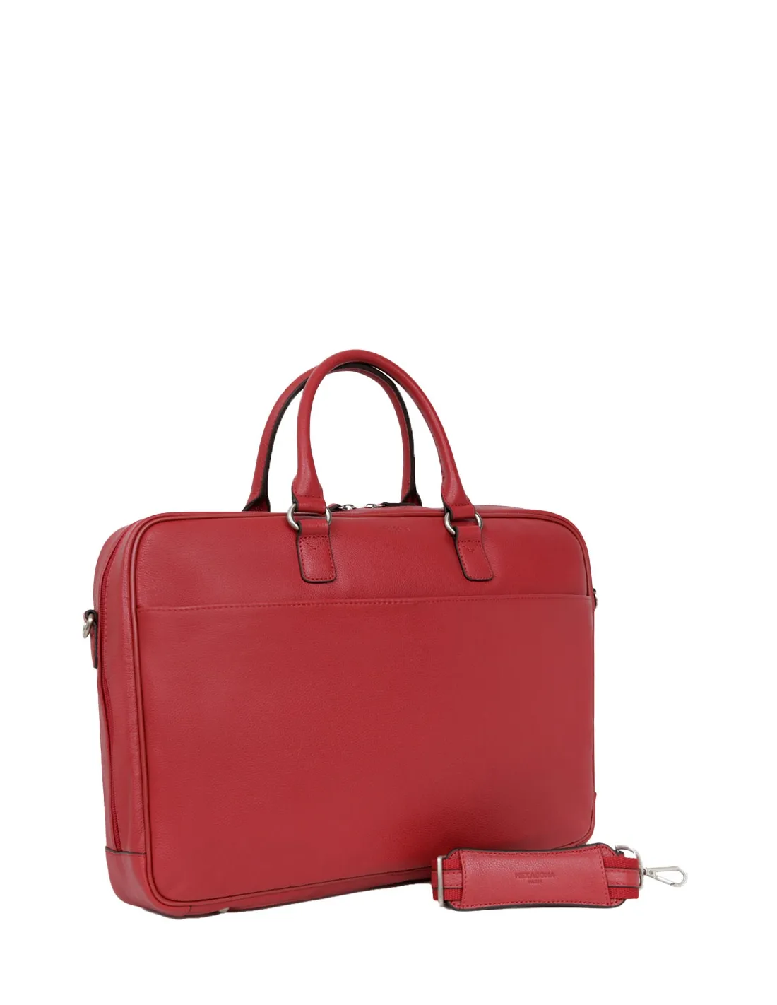 Serviette Hexagona en cuir ref 40239 Rouge foncé 42*26*7