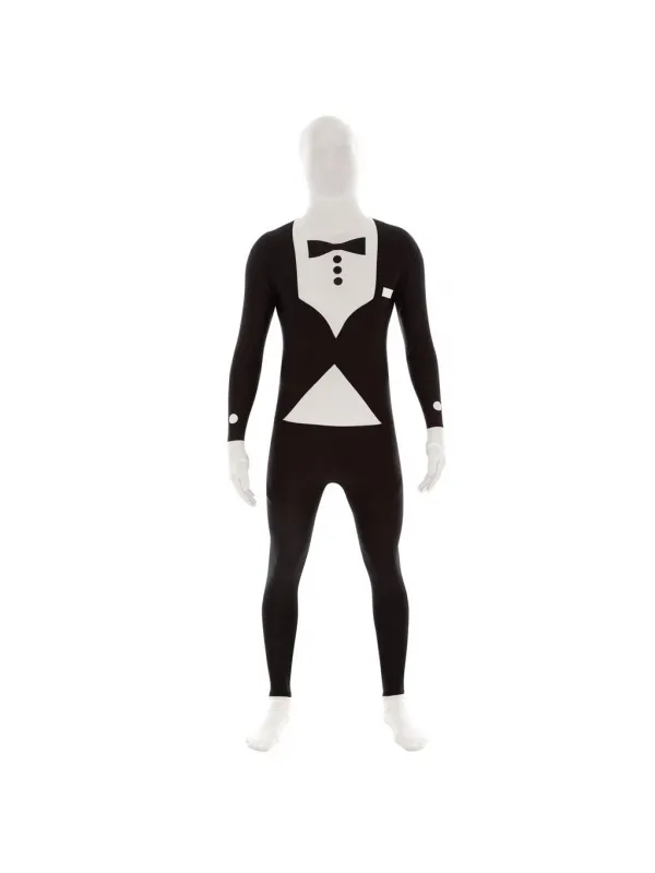 Smoking noir seconde peau : le costume qui fait sensation