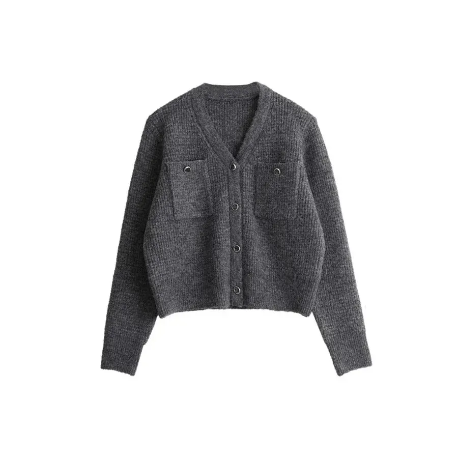 Sophie Courbes® | Ensemble cardigan et jupe tricotés