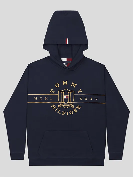 Sweat Capuche Tommy Hilfiger Grande Taille  homme grande taille - Capelstore