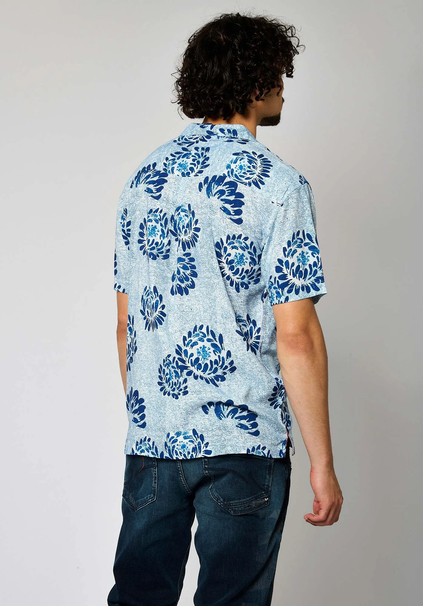 Sweat zippé bleu Homme MATEI Navy