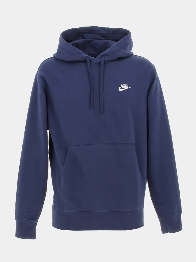 Sweat à capuche sportswear club bleu marine homme - Nike | wimod