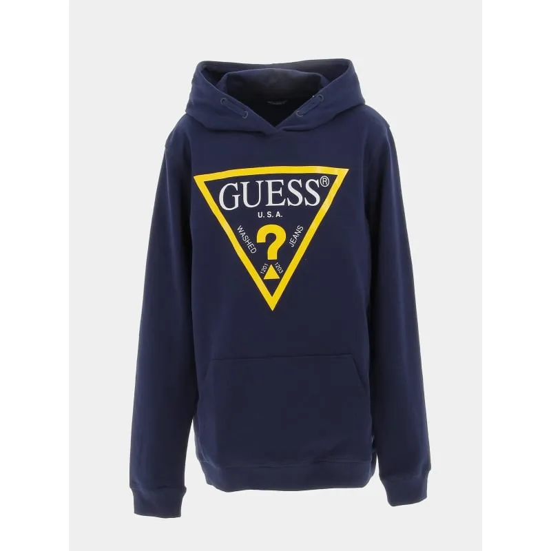 Sweat à capuche zippé gris clair enfant - Adidas | wimod
