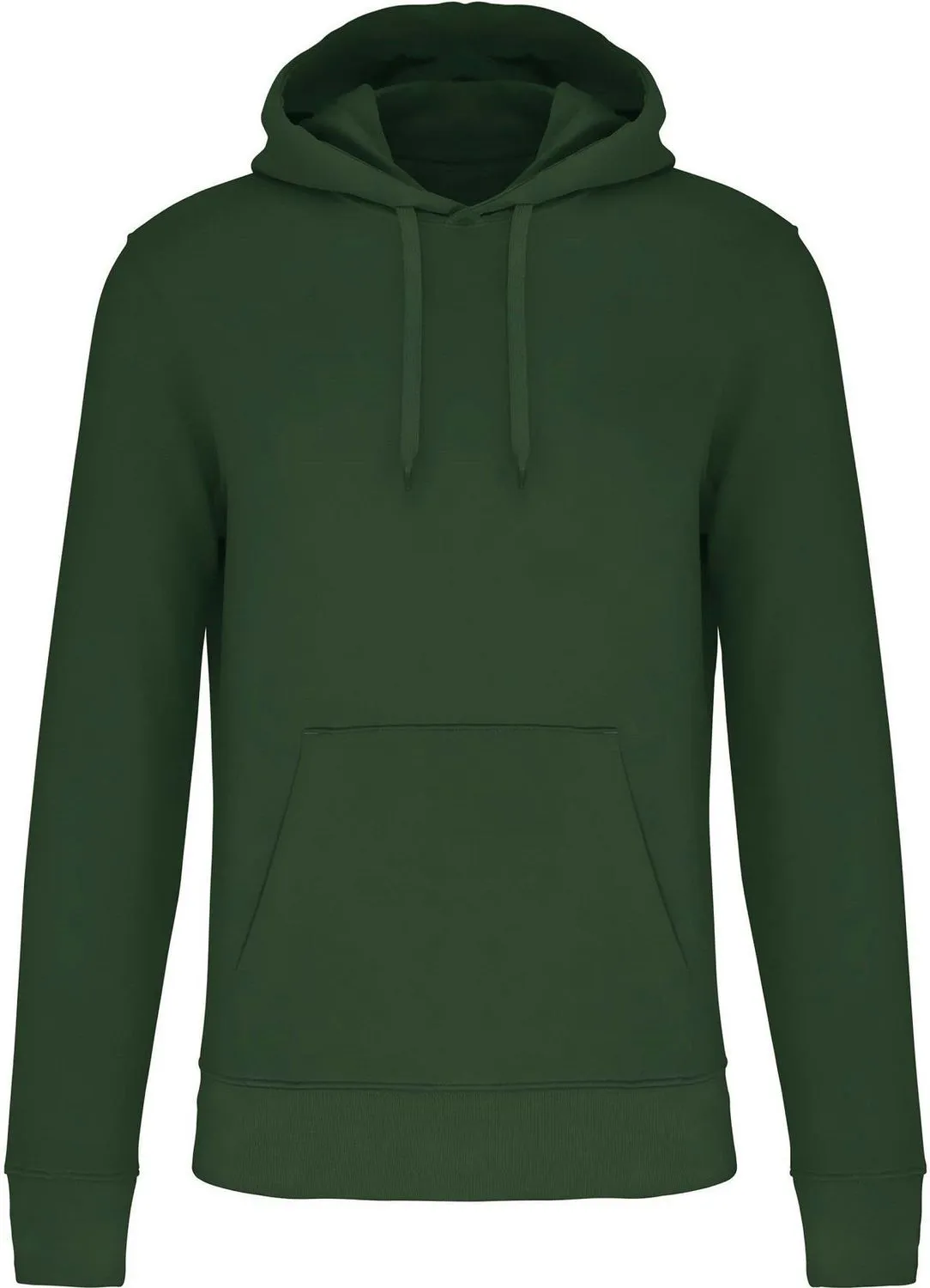 Sweat à capuche écoresponsable - Homme - K4027 - vert foncé 