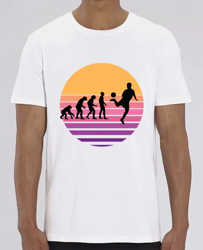 T-Shirt Evolution de l'homme FOOTBALL par Cheerocki